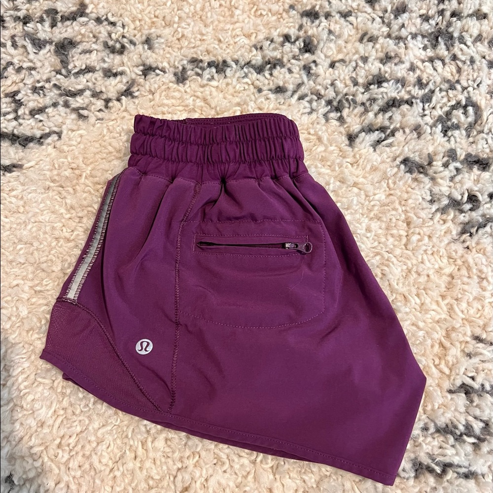 Purple Lululemon Running shorts